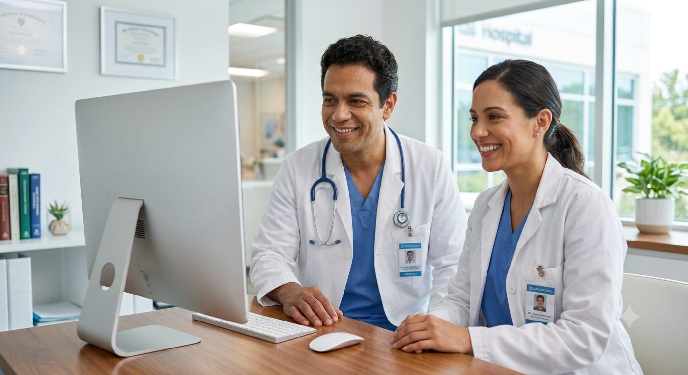 Médicos gestionando su consulta en tuDocto